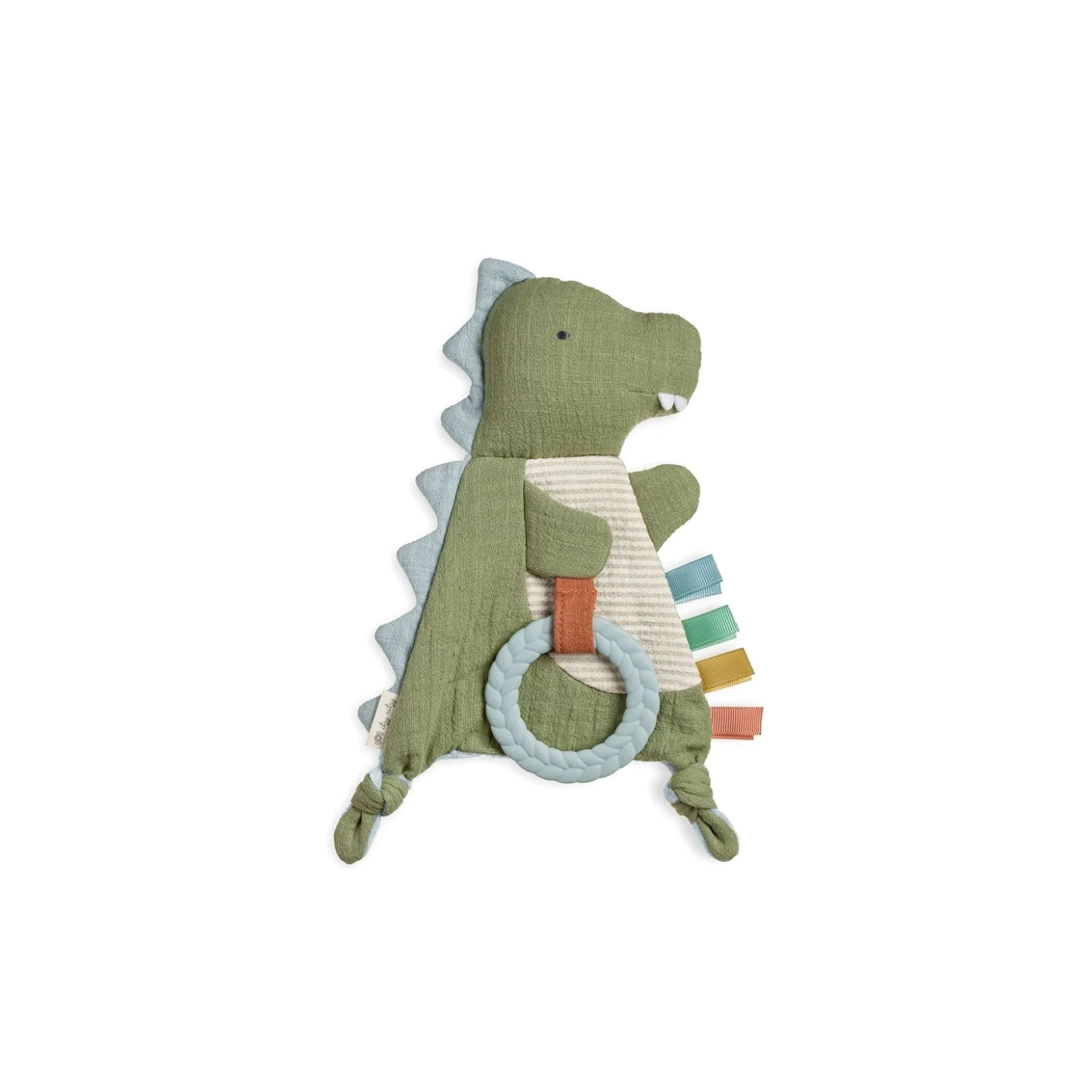 Itzy Ritzy Bitzy Crinkle Sensory Crinkle Toy With Teether - Dino