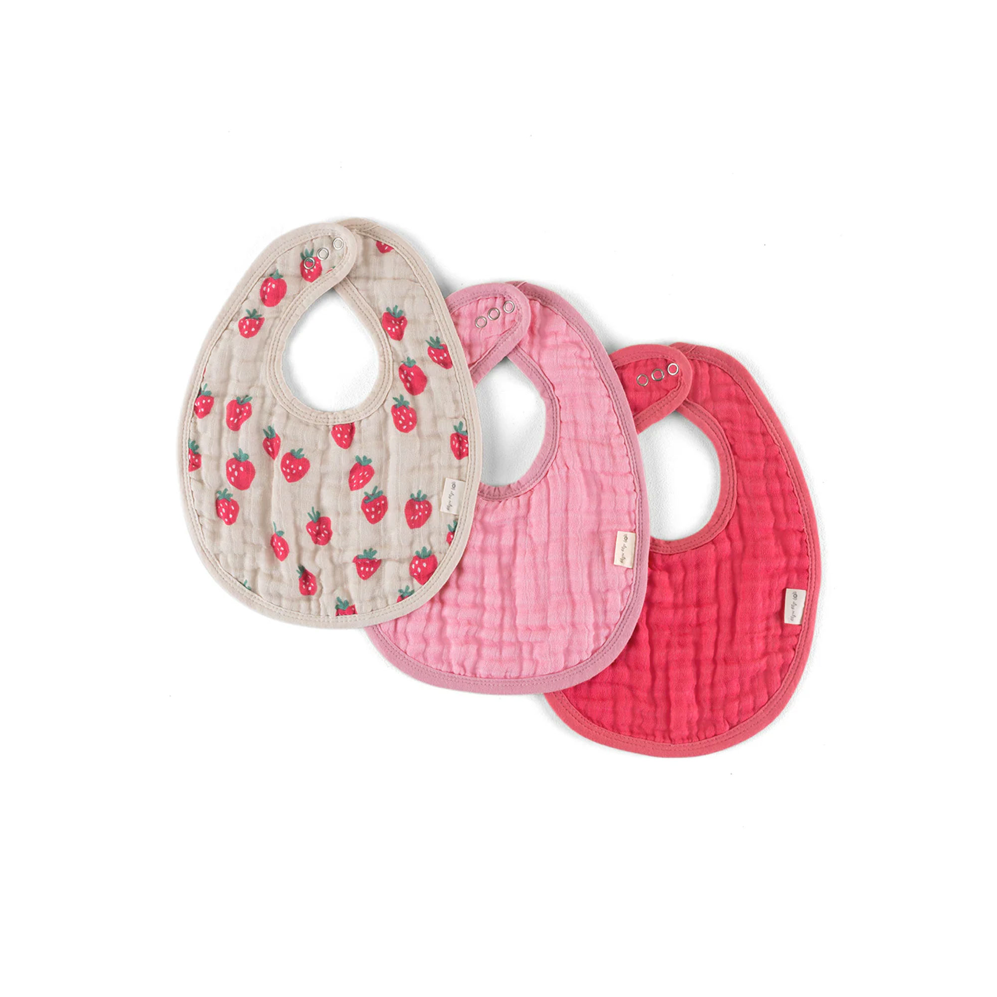 Itzy Ritzy Itzy Bibs - Strawberries and Cream