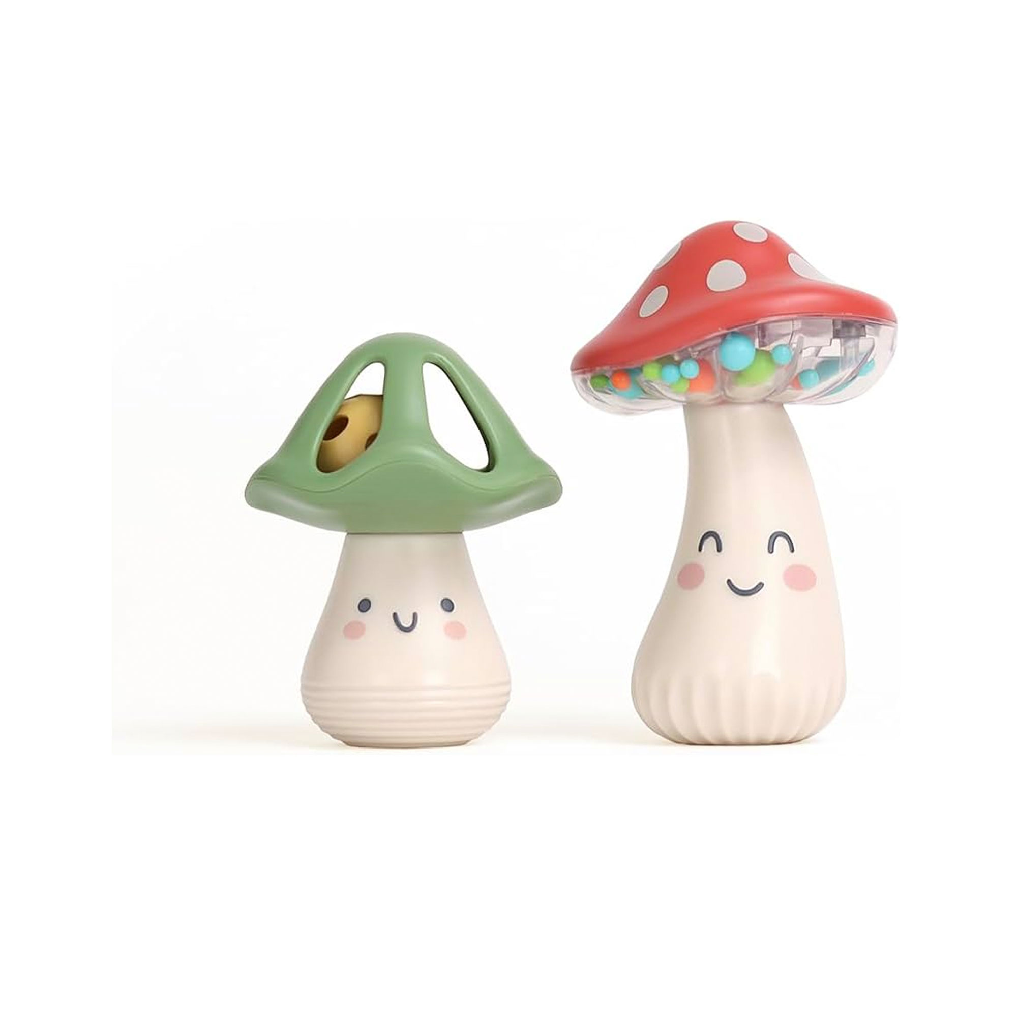 Itzy Ritzy Mini Maracas Musical Rattle Set - Mushroom