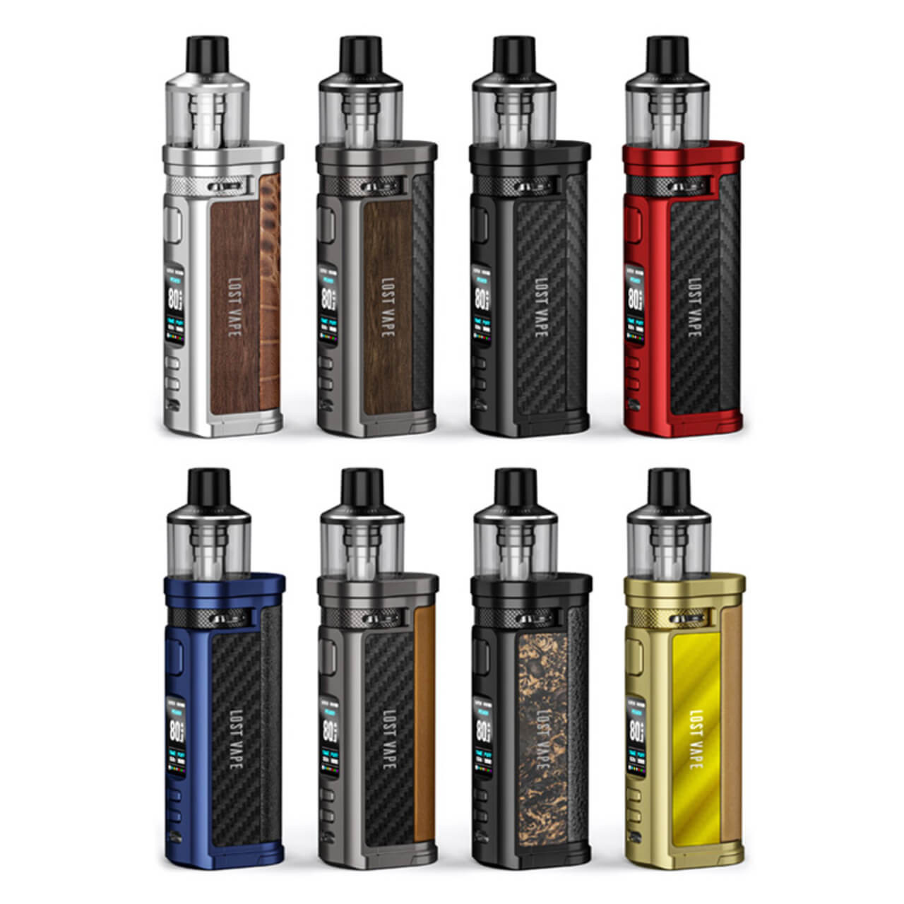 Lost Vape Centaurus Q80 [Gunmetal+Carbon Fiber] - Imagen 2
