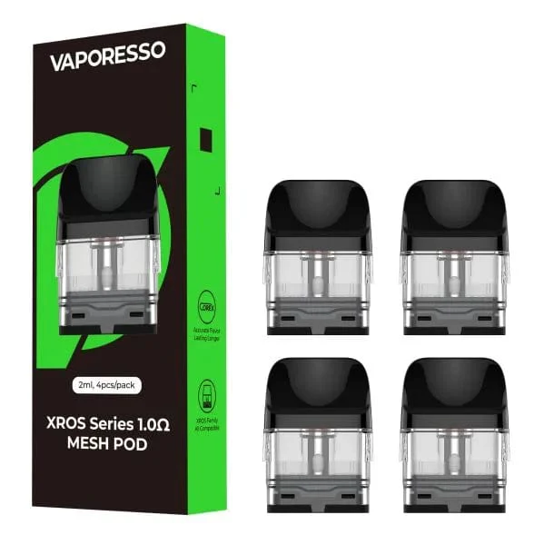 Cartucho XROS Series 2ml 1.0Ω Mesh Pod by VAPORESSO