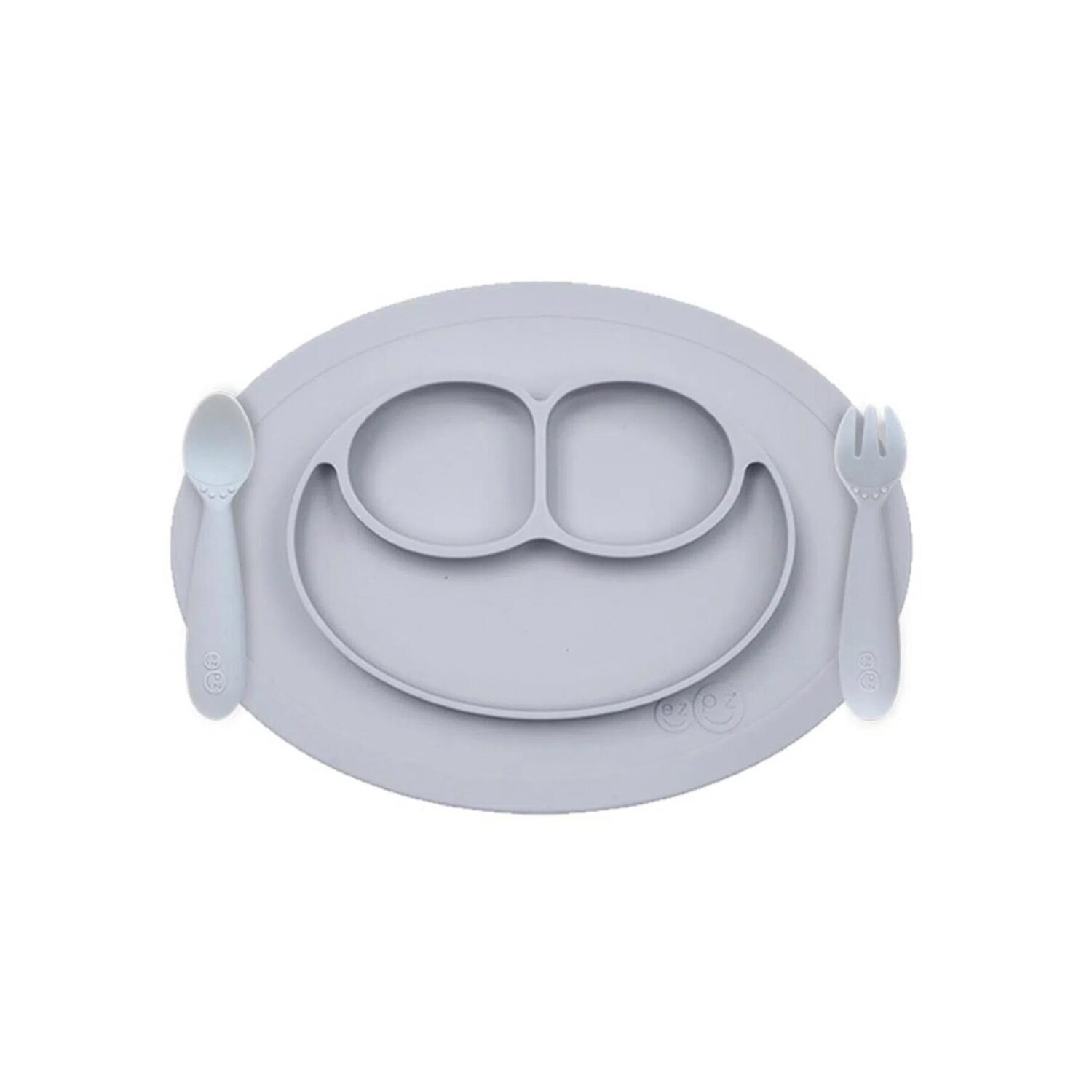 EZPZ Mini Feeding Set - PEWTER